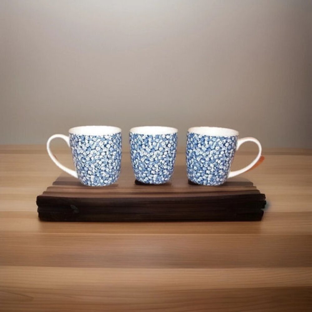 Laura Ashley Sweet Allysum Mug 3 Piece Chintz Floral Cup Cottagecore Tradwife